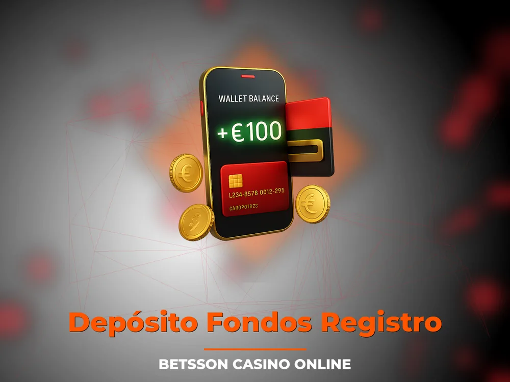 Betsson Casino Online - Depósito Fondos Registro