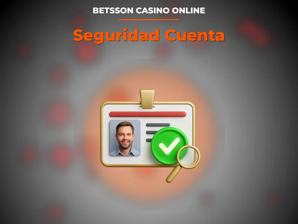Betsson Casino Online - Seguridad Cuenta