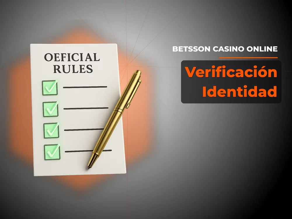 Betsson Casino Online - Verificación Identidad